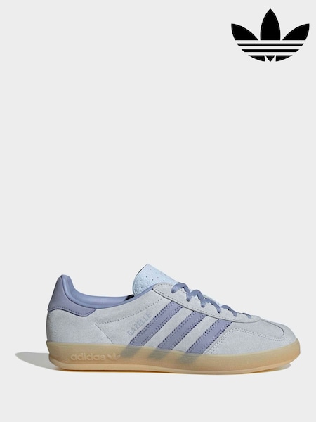 Blue - Adidas Originals Gazelle Indoor Women Trainers