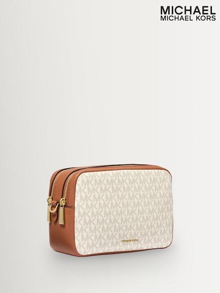 Vanilla/Acorn - Michael Kors Bryant Chain Camera Cross-Body Bag (V35530) | 322,300 ARS