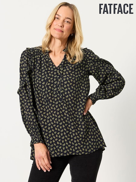 Navy Autumn Ditsy - Fatface Tunic