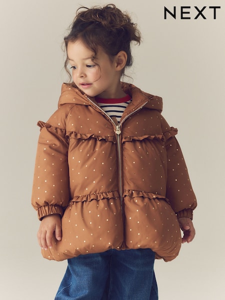 Toffee Gold - Shower Resistant Padded Coat (3mths-7yrs)