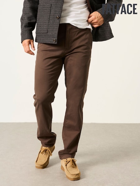 Qəhvəyi - Regular Fatface Straight Fit Chinos