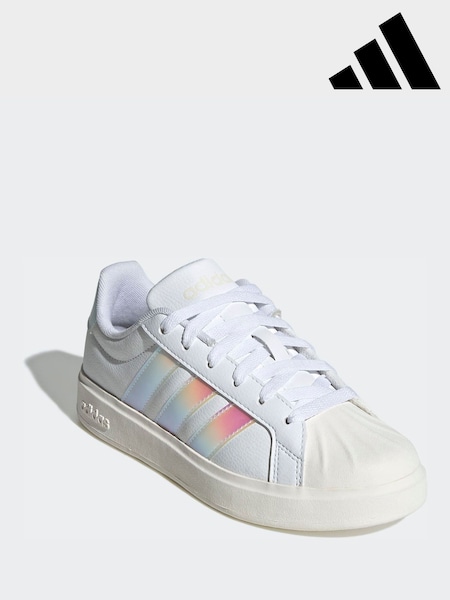 Hvid - Adidas Streettalk Junior Trainers