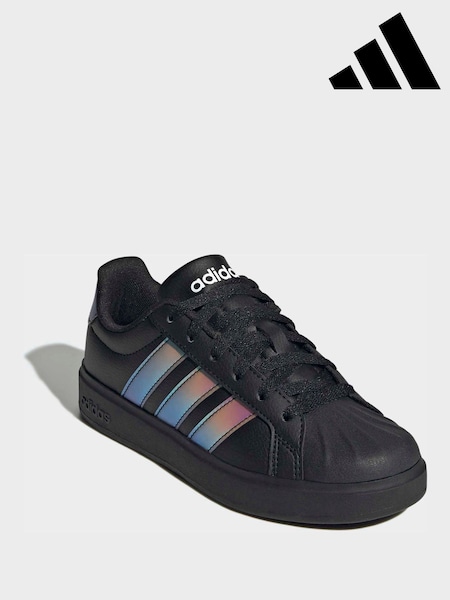 Black - Adidas Streettalk Junior Trainers