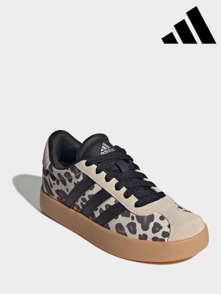 Коричневый - Adidas Vl Court 3.0 Kids Trainers