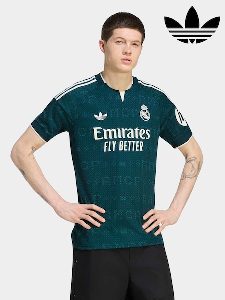 Green - Regular Adidas Real Madrid 26/27 Away Football Jersey
