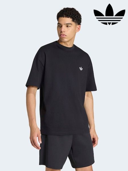 블랙 - Regular Adidas Originals Essentials T-shirt