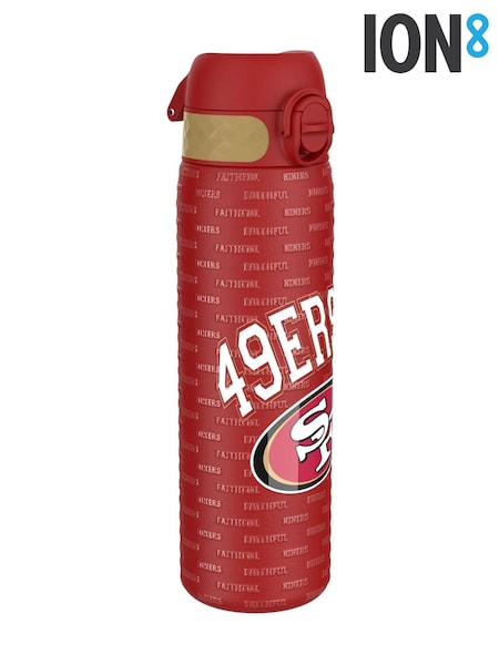 Ion8 Red NFL 49ers Steel Water Bottle 600ml (V37027) | €35