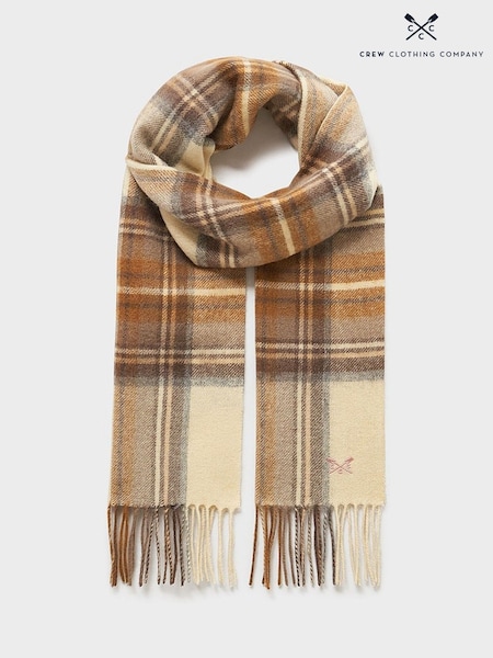 Crew Clothing Natural Wool Scarf (V37134) | €58