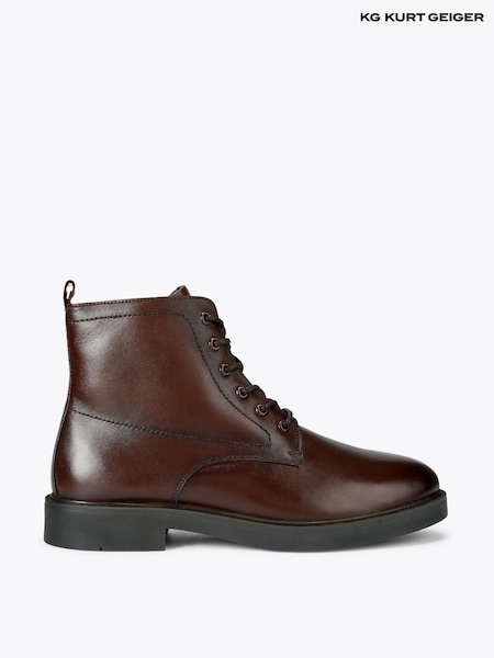 KG Kurt Geiger Brown Douglas Lace Boots (V37315) | €118
