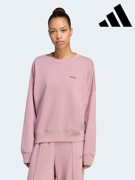 Mauve Purple - Adidas Colourpop Crew Neck Sweatshirt