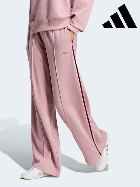 Malve/Violett - Adidas Colourpop Jogginghosen mit weitem Bein