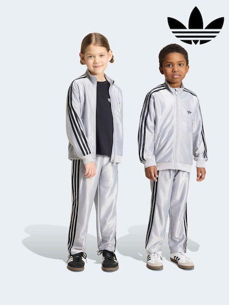 Grey - Adidas Originals Firebired Met Tracksuit