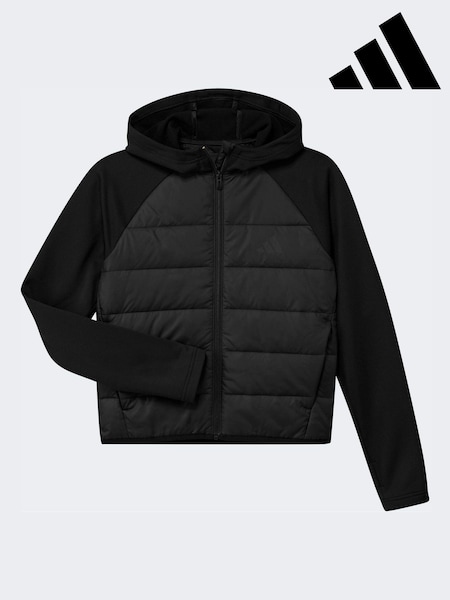 שחור - Adidas Lightweight Padded Jacket