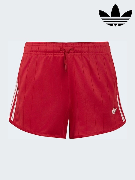 Crveno - Adidas Originals Pinstripe Sprinter Shorts