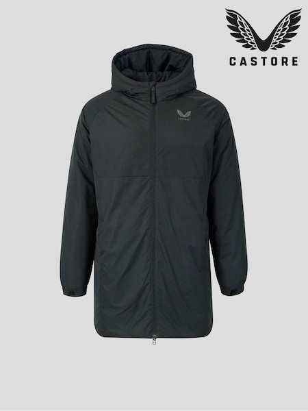 블랙 - Regular Castore Longline Wadded Jacket