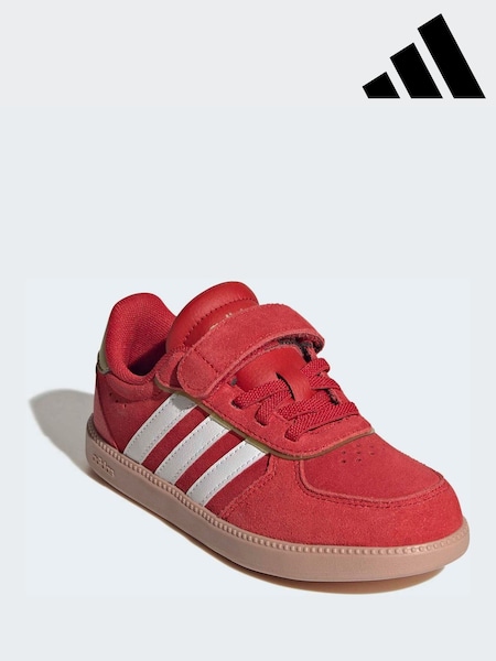 Red - Adidas Breaknet Sleek Kids Trainers