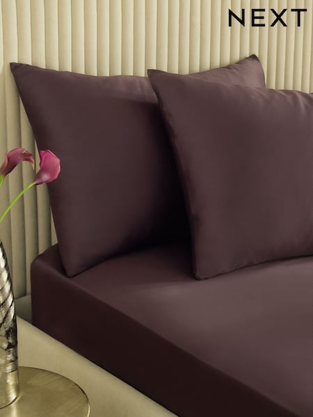 Set Of 2 Collection Luxe 400 Thread Count Egyptian Cotton Sateen Pillowcases