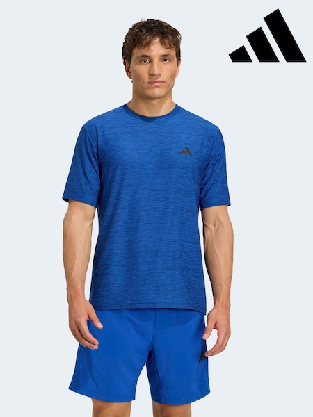 Dark Blue - Regular Adidas Workout Essentials Flex T-shirt