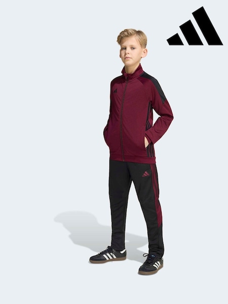 Burgundija Crveno - Adidas Tiro Essentials Tracksuit