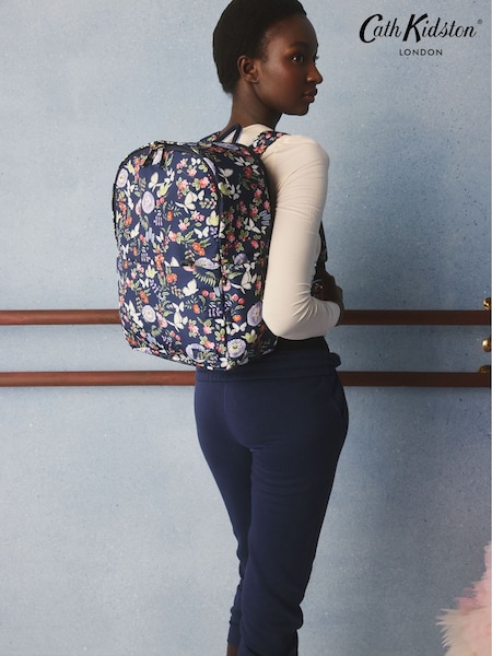 Navy Butterfly Bloom - Cath Kidston Compact Backpack