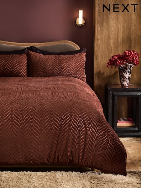 Velvet Texture Bedding Duvet Cover And Pillowcase Set