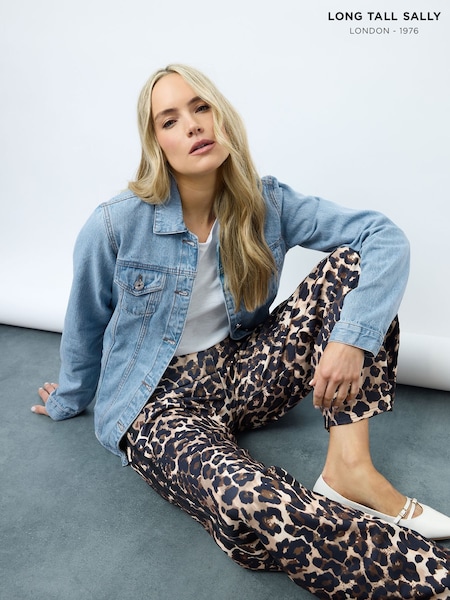 Long Tall Sally Mid Wash Denim Jacket (V40896) | 71 €