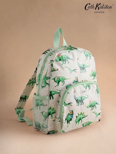 Grønn dinosaur - Cath Kidston Large Kids Backpack Bag