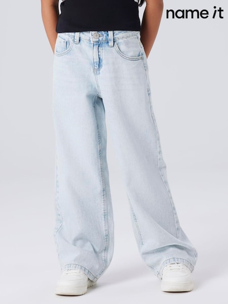 כחול כהה - Name It Wide Leg Jeans (V40987) | ‏111‏₪