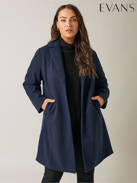 Evans Blue City Coat (V41072) | €113