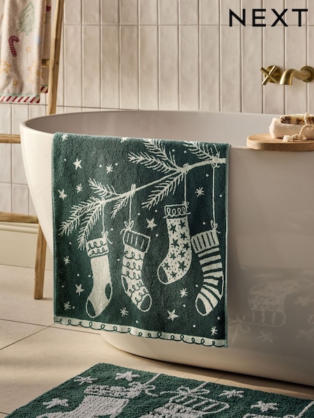 Christmas Stockings Towel
