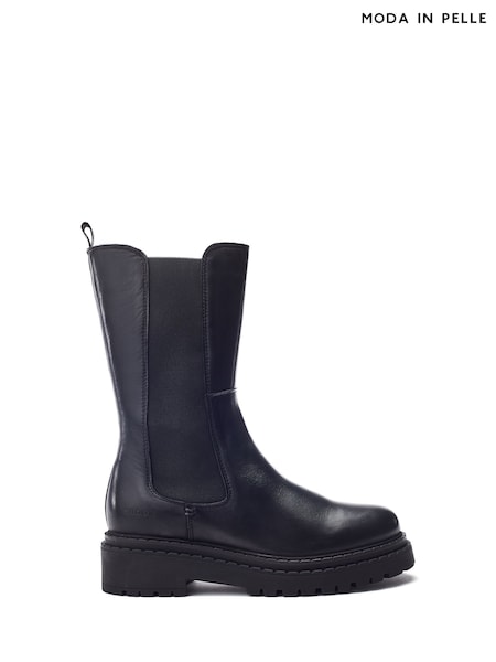 Moda in Pelle Black Sh Imola Double Welt Chelsea Boots (V41346) | €236