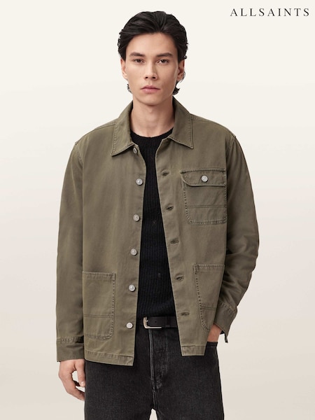 AllSaints Green Nevis Chore Jacket (V41440) | €191