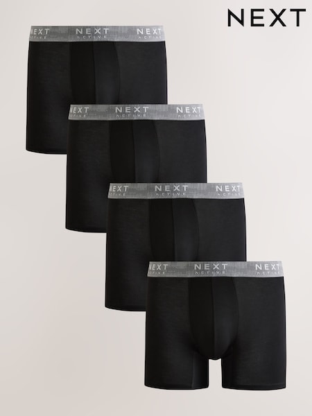 Sort - Regular Anti-chafe Sports Cotton Rich Trunks