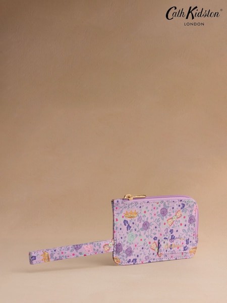 Lilac Purple Darling Ditsy Print - Cath Kidston Wristlet Purse