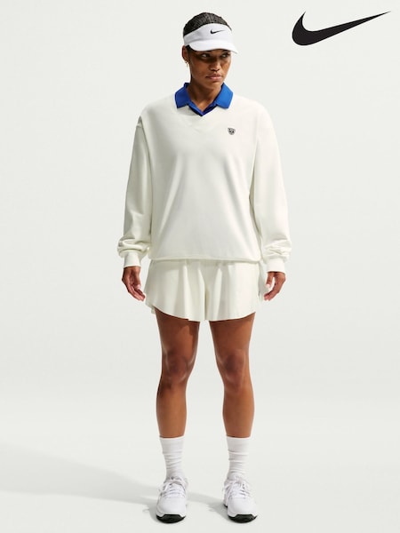 Sail White - Nike Club Dri-fit Fleece Golf Sweat Shirt