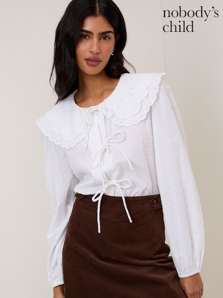 Nobodys Child White Jolie Blouse (V42844) | €86.50