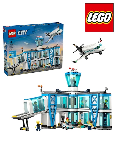 LEGO City Airport with Airplane Toy Model Kit 60502 (V42955) | 157 €