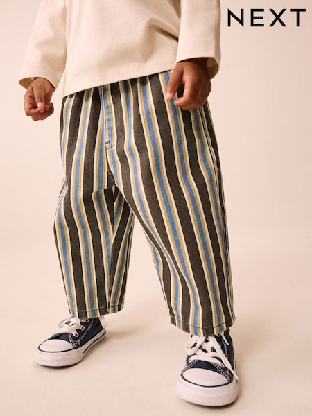 Brown - Pull On Wide Trousers (3mths-7yrs)