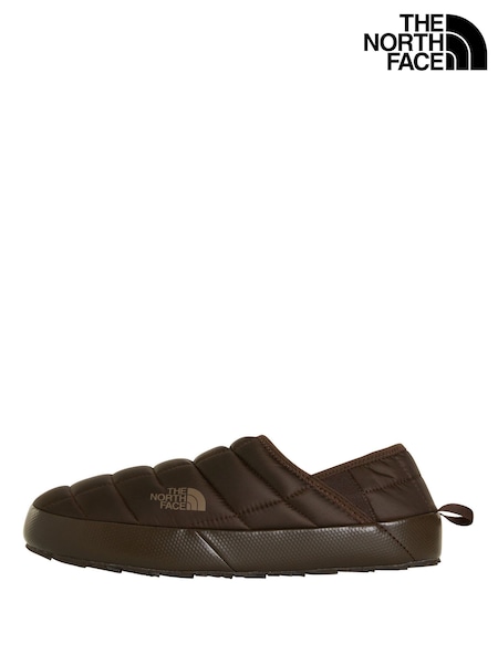Brown - Regular The North Face Thermoball Traction Mule V Slippers