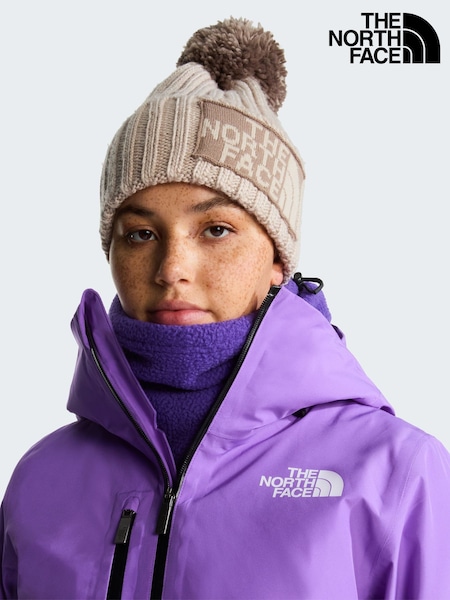 Բնական - Regular The North Face Heritage Ski Tuke Pom Beanie