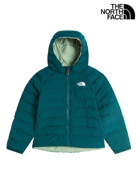 Blue - The North Face Kids Reversible Perrito Hooded Puffer Jacket