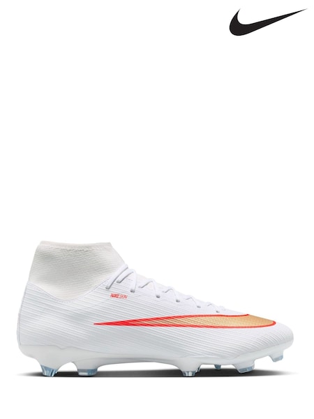White - Regular Nike Mercurial Superfly 11 Academy Multi-ground High-top Football Boots
