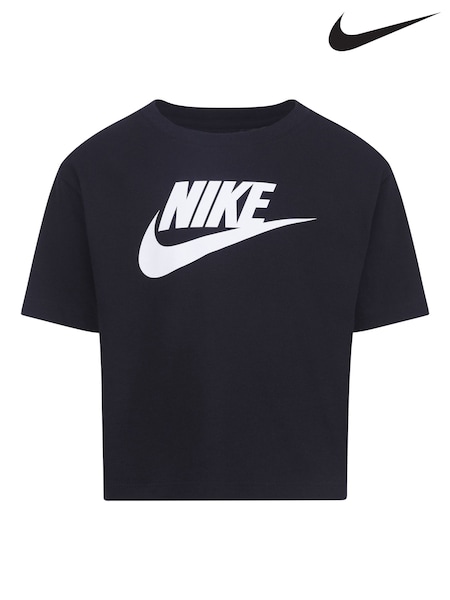 Svart - Nike Kids Boxy T-shirt
