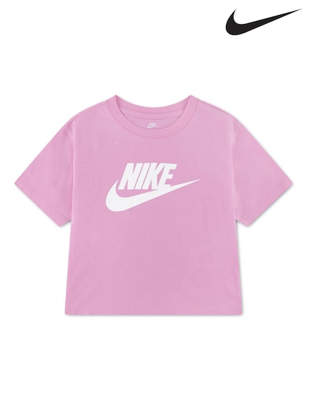Pink - Nike Kids Boxy T-shirt