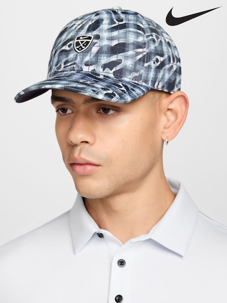 Azul - Regular Nike Sportswear Club Structured Camo Cap