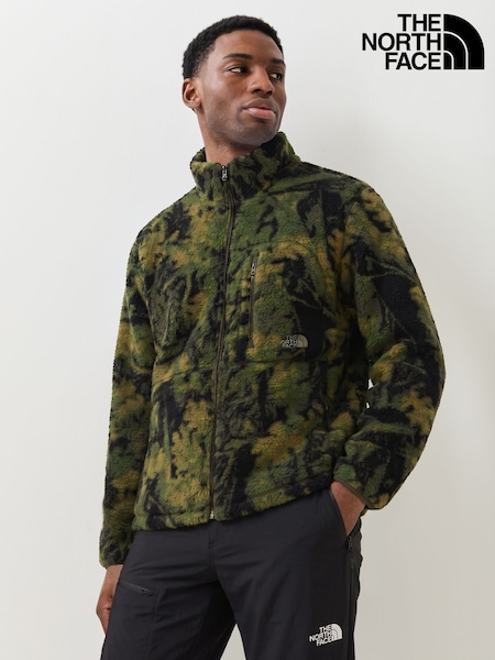 Zeleno - Regular The North Face Extreme Pile Printed Full Zip Fleece Jacket