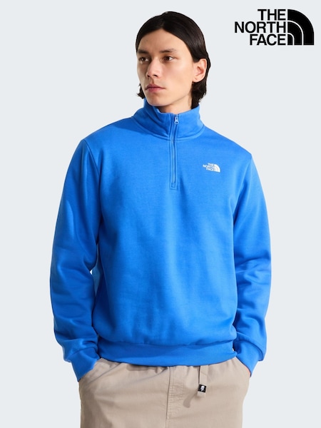 Active Blue - Regular The North Face Evolution Simple Dome 1/4 Zip Sweat Top