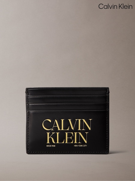 Calvin Klein Black Logo Graphic Card Case (V44628) | 234 QAR