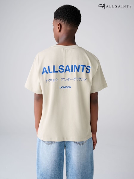 Light Grey - Smallsaints Oversized Underground Crew Cotton T-shirt