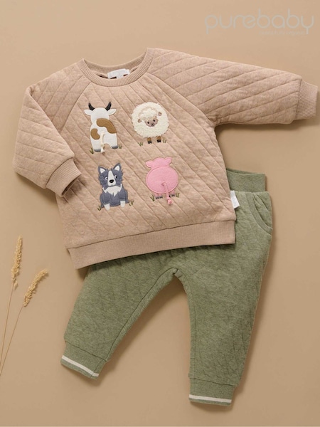 Purebaby Farm Bums Windcheater Jumper & Leggings Set (V44740) | 40 €